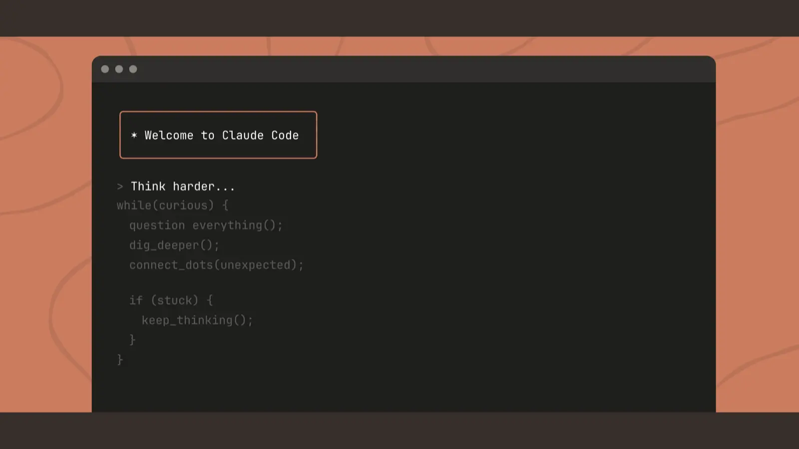 Claude Code interface